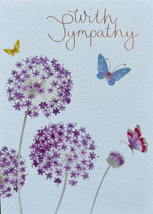 SINGLE CARD - With Sympathy