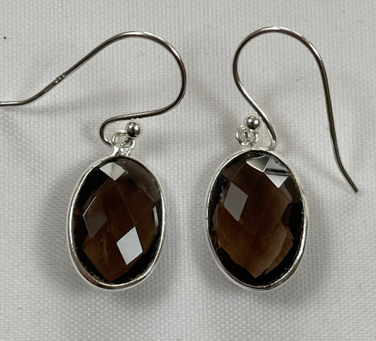 Smokey Quartz Drop Earrings