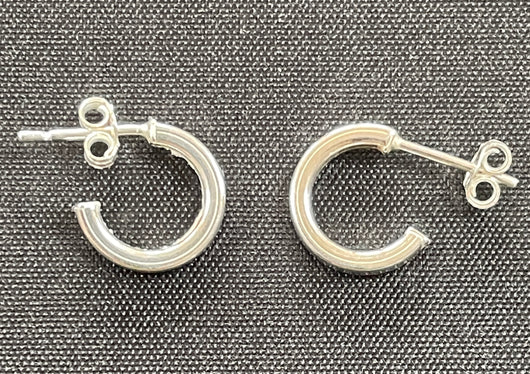 Small Silver Hoop Earrings