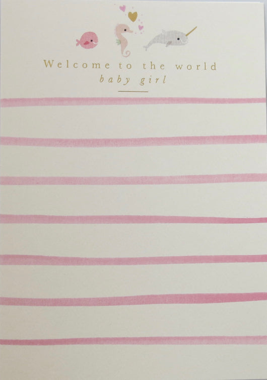 SINGLE CARD - Baby Girl