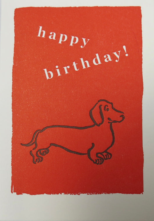 SINGLE SMALL CARD -Letterpress