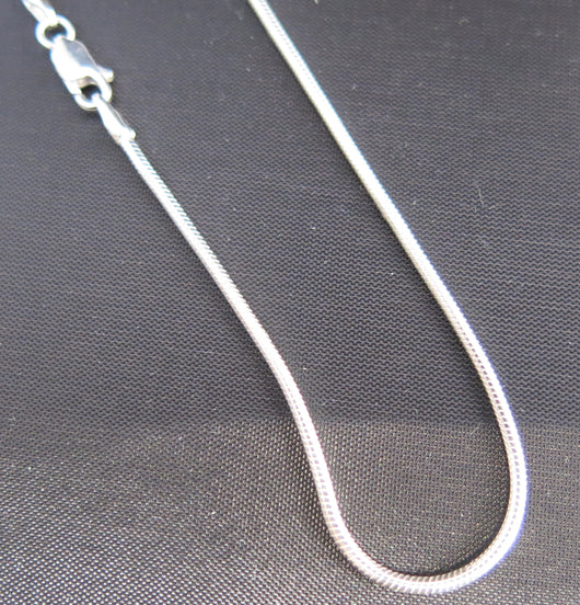 Sterling Silver 16 inch Snake Chain