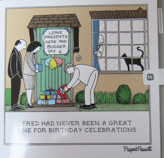 SINGLE CARD - Fred, Birthday Presents
