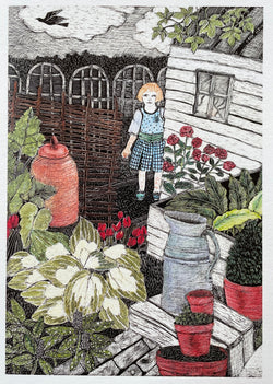 SINGLE CARD - “In my Grandad’s Garden”, Kay Leverton