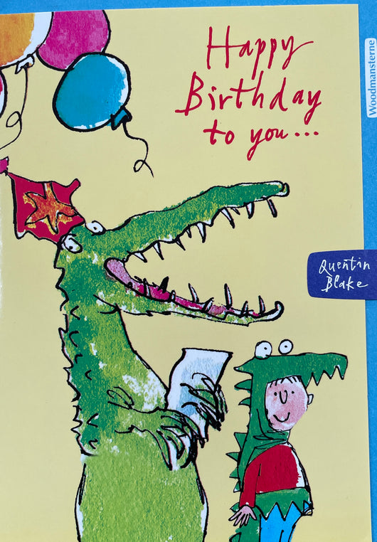 SINGLE CARD - Dragons, Quentin Blake