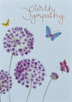 SINGLE CARD - With Sympathy