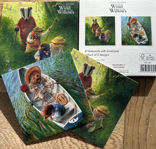 Notecard pack, The Wind in the Willows, Chris Dunn