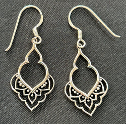 Silver Drop Earrings
