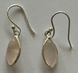 Rose Quartz Drop Earrings