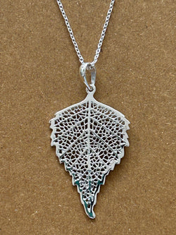 Silver Leaf Pendant