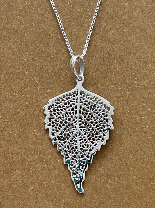 Silver Leaf Pendant