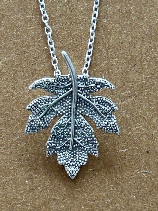 Sterling Silver Leaf Pendant