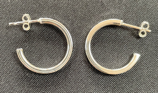 Silver Hoop Earrings