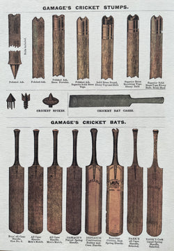 SINGLE CARD - Cricket Bats