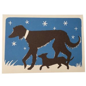SINGLE CARD - Cambridge Imprint - Big Dog and Little Dog