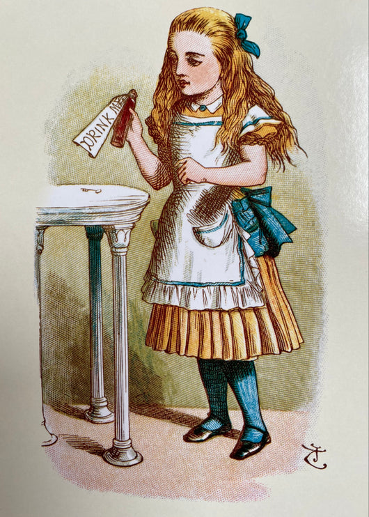 Single Card - Alice in Wonderland - Sir John Tenniel