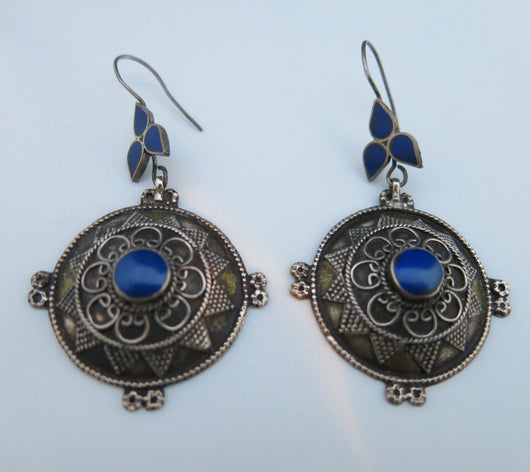 Afghan Lapis Lazuli drop earrings