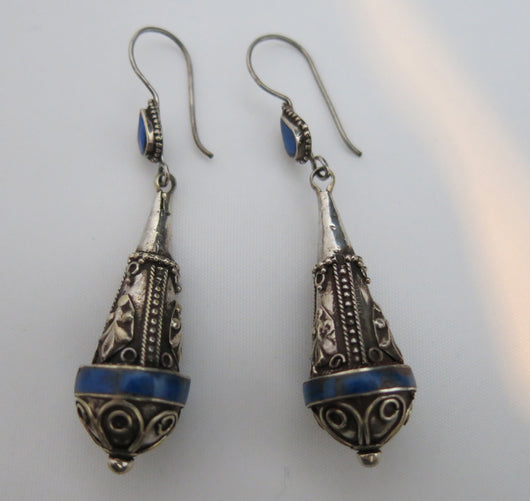Afghan Lapis Lazuli Earrings