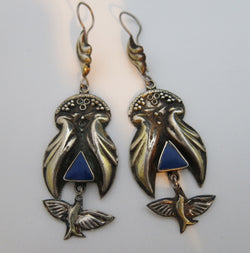 Afghan Lapis Lazuli Earrings