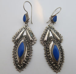 Afghan Lapis Lazuli Earrings