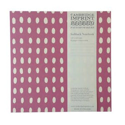 NOTEBOOK - Cambridge Imprint Square Notebook - Bean in Strawberry Ice