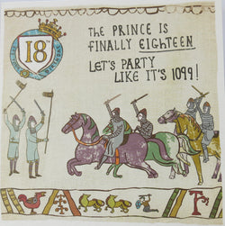 SINGLE CARD. 18th Birthday.