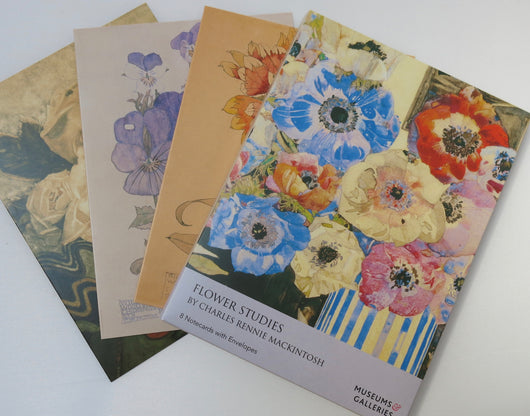 NOTECARD PACK - Charles Rennie Mackintosh, Flower Studies