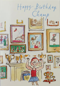 SINGLE CARD - Quentin Blake, Birthday