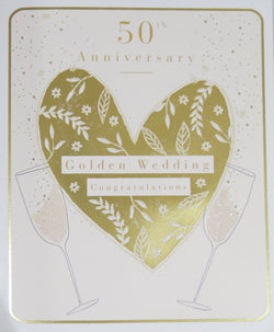 SINGLE CARD - Golden Wedding