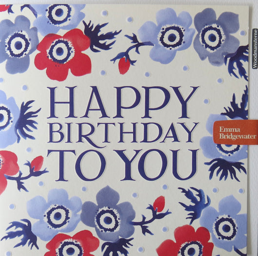 SINGLE CARD - Emma Bridgewater , Happy Birthday to you