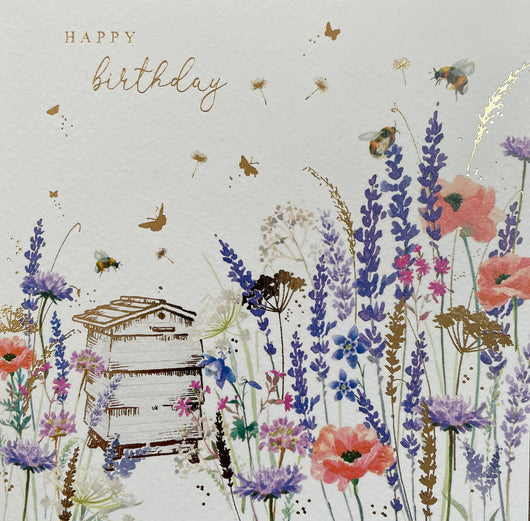 SINGLE CARD - Beehive Birthday