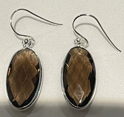 Smokey Quartz Drop Earrings